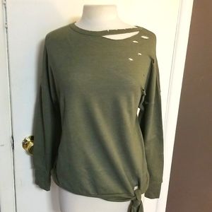 Abound sweatshirt distressed s NWOT